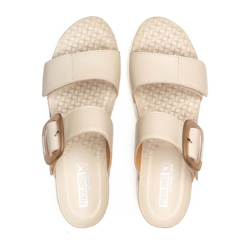 Women's Pikolinos MENORCA Sandals Beige | NZ ZQ78250